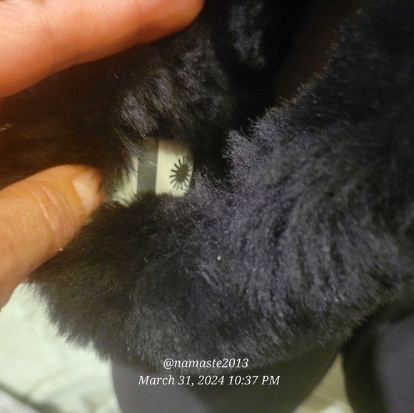 Ugg Women's Classic Mini Fluff Boot SN 1106757 Fur Designer Suede Winter #448 - Picture 13 of 14